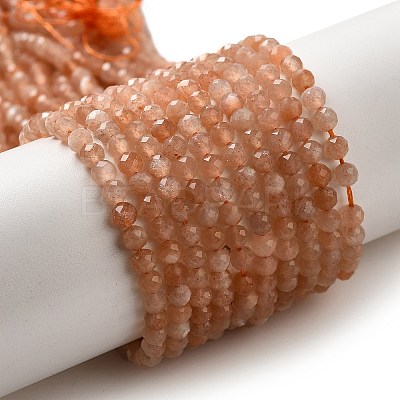 Natural Peach Moonstone Beads Strands G-J400-E16-02-3MM-01-1