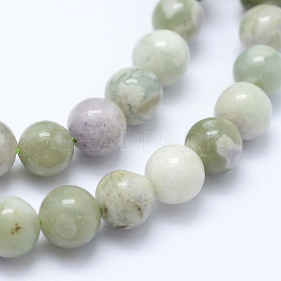 Natural Peace Jade Beads Strands G-I206-20-6mm-1