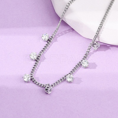 304 Stainless Steel Charm Bracelets LS-BJEW-A047-02P-1