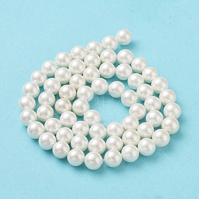 Shell Pearl Bead Strands X-BSHE-L026-03-6mm-1