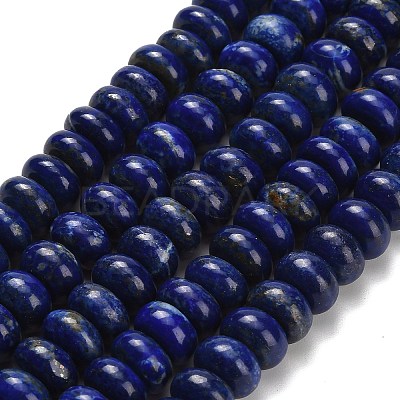 Natural Lapis Lazuli Beads Strands G-H329-B02-6x10mm-1