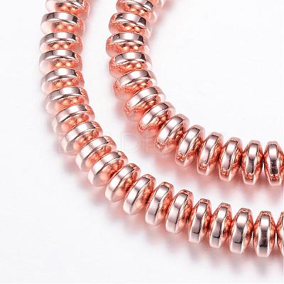 Electroplate Non-magnetic Synthetic Hematite Bead Strands G-Q465-19RG-1