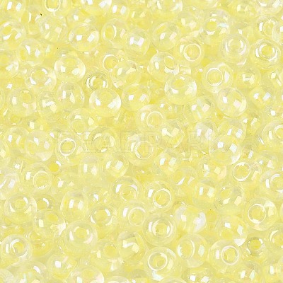 FGB Inside Colours Transparent Glass Seed Beads SEED-T009-01I-1