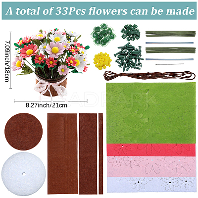 1Set Non-woven Fabric Material Package DIY-SC0032-33B-1