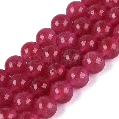 Natural Quartz Beads Strands G-T129-01-8mm-1
