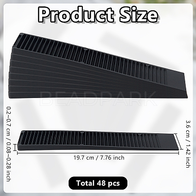 48Pcs PE Furniture Levelers Pads AJEW-GO0002-98-1