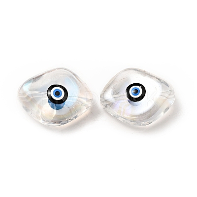 Transparent Glass Beads GLAA-F121-01J-1