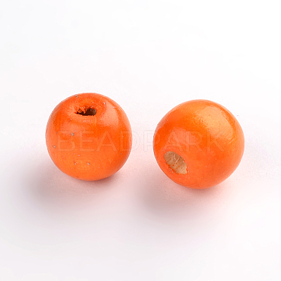 Natural Maple Wood Beads TB12mmY-4-1