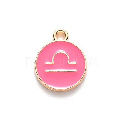 Alloy Enamel Pendants ENAM-S124-01B-03K-1
