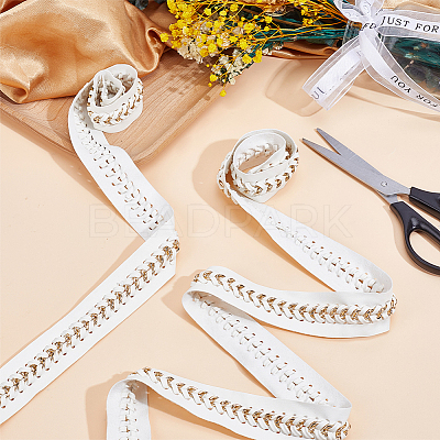 2 Yards Flat PU Imitation Leather Cords OCOR-CL0001-08A-1