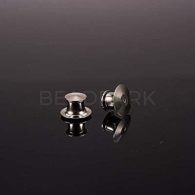 Brass Brooch Base Settings KK-BC0005-03P-1