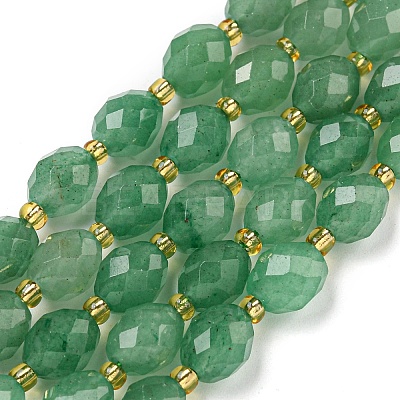 Natural Green Aventurine Beads Strands G-N342-42-1