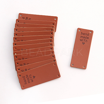 Imitation Leather Label Tags PURS-PW0001-481A-1