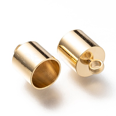 Brass Cord Ends KK-H759-41J-G-1