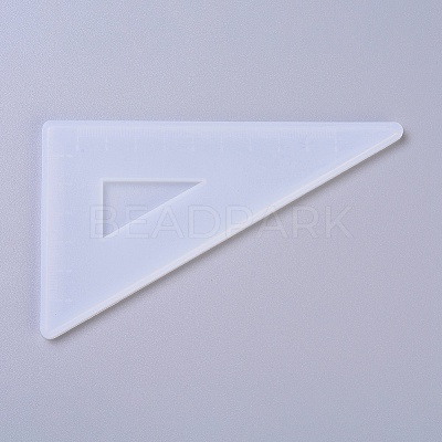 DIY Triangle Ruler Silicone Molds X-DIY-G010-67-1