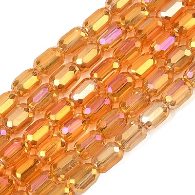 Electroplate Glass Beads Strands EGLA-D031-01S-1