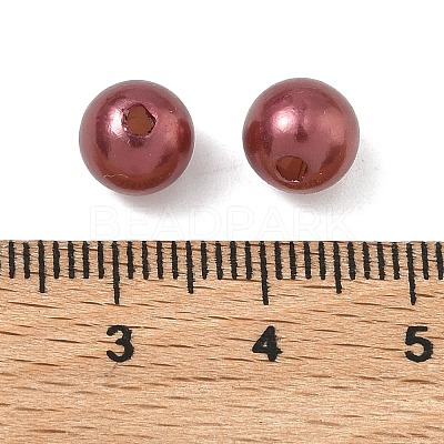 Imitation Pearl Acrylic Beads PL610-12-2-1