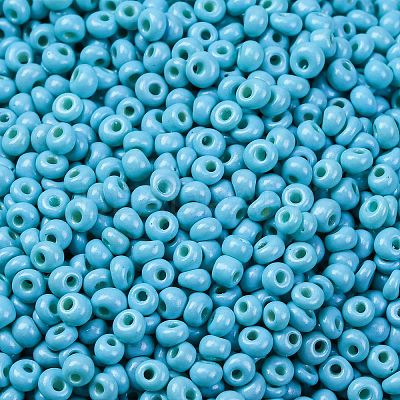 8/0 Baking Paint Glass Seed Beads SEED-M012-02A-46-1