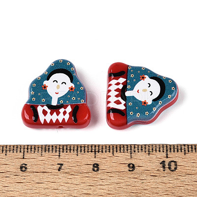 Printed Opaque Resin Beads RESI-N043-17A-1