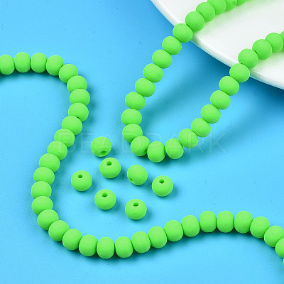 Handmade Polymer Clay Beads Strands X-CLAY-N008-053-07-1