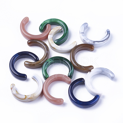 Acrylic Beads X-OACR-S021-12-M-1