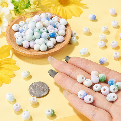 200Pcs Handmade Porcelain Beads PORC-TA0001-61D-1