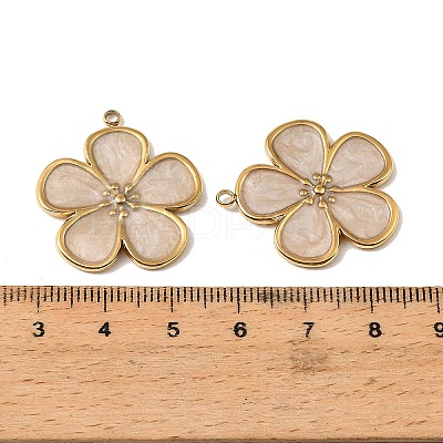 304 Stainless Steel Enamel Pendants STAS-I371-26G-02-1