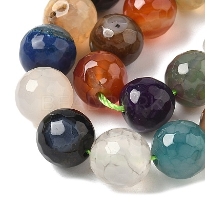 Natural Agate Beads Strands G-M437-C01-01T-1