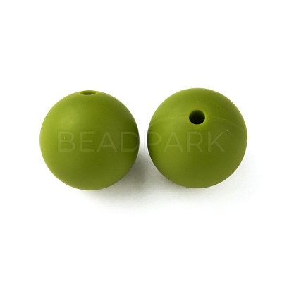 Food Grade Eco-Friendly Silicone Focal Beads SIL-WH0013-01M-1