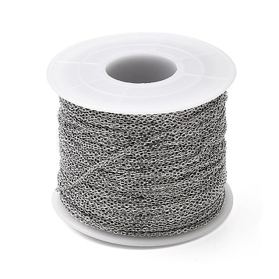 Tarnish Resistant 304 Stainless Steel Cable Chains CHS-Q001-10-100m-1