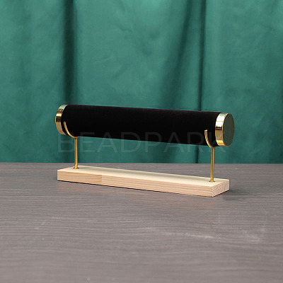 Velvet T Bar Bracelet Holder Stand BDIS-F004-02B-1