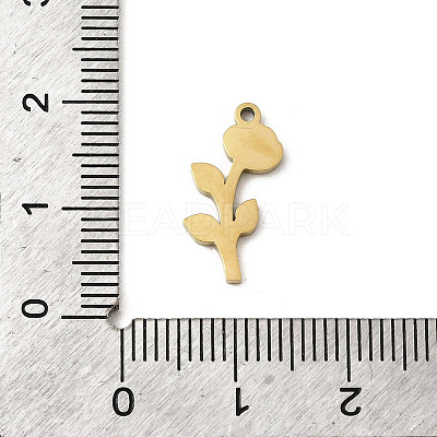 304 Stainless Steel Enamel Pendants STAS-I335-04G-01-1
