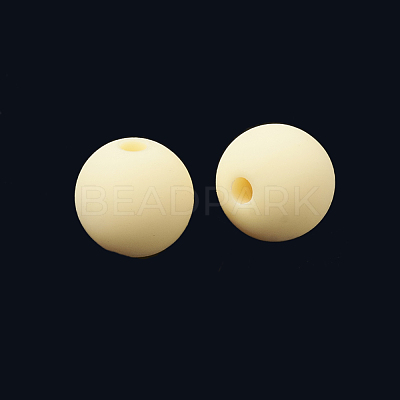Rubberized Style Acrylic Beads MACR-S281-47-10mm-1