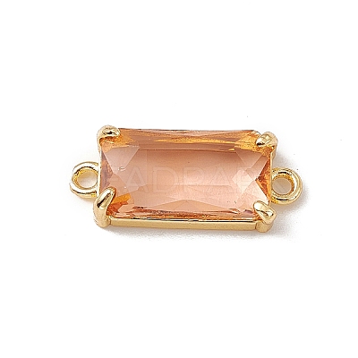 Transparent K9 Glass Connector Charms X-GLAA-A005-11LG-1