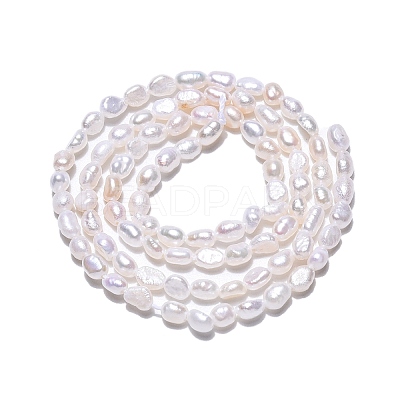 Natural Cultured Freshwater Pearl Beads Strands PEAR-N014-03F-01-1