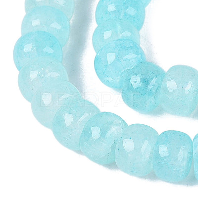 Ombre Effect Dyed Glass Beads Strands GLAA-Q106-05A-A07-1