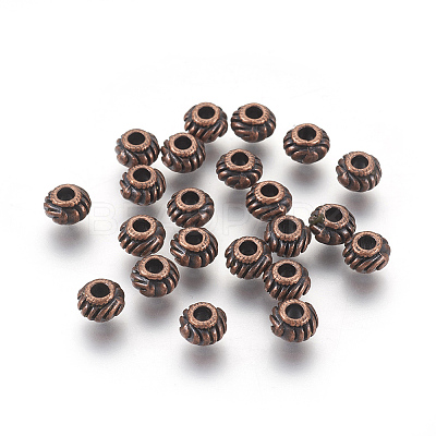 Tibetan Style Spacer Beads LS-TIBEB-Q39-R-FF-1
