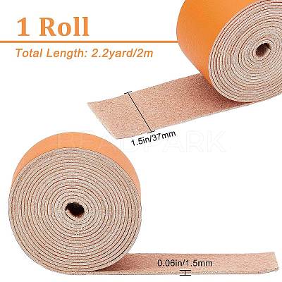 Flat Microfiber Imitation Leather Cord LC-WH0006-07C-05-1
