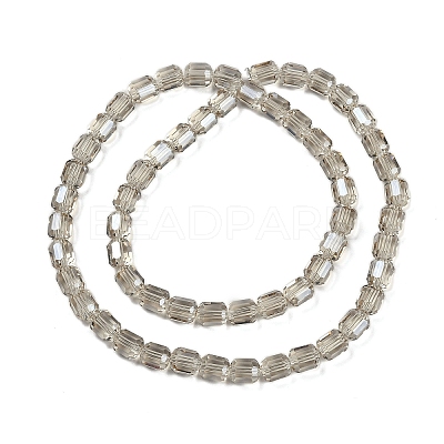 Electroplate Glass Beads Strands GLAA-G112-07C-1