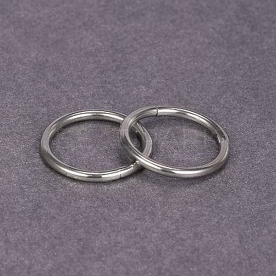 316L Surgical Stainless Steel Hoop Cartilage Earrings WGB51CA-76-1