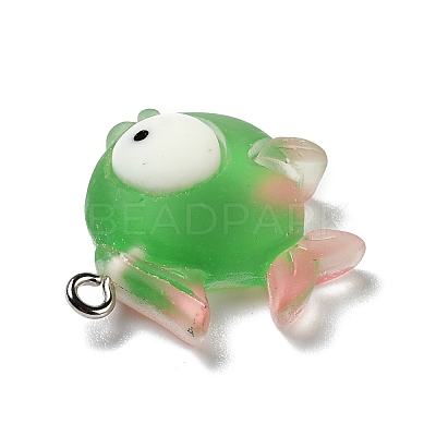 Opaque Resin Pendants RESI-D055-095P-1