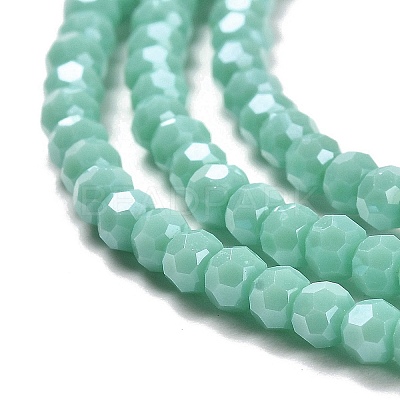Electroplate Opaque Glass Beads Strands LS-EGLA-A035-P3mm-A14-1