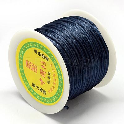 Nylon Satin Rattail Cords NWIR-R025-1.0mm-335-1