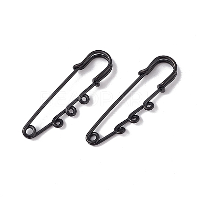 Ion Plating(IP) 304 Stainless Steel Safety Pins Brooch Findings STAS-I673-06EB-1