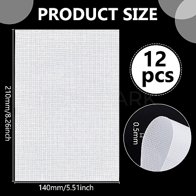 14T Cotton Cross-stitch Fabric DIY-WH0899-59A-1