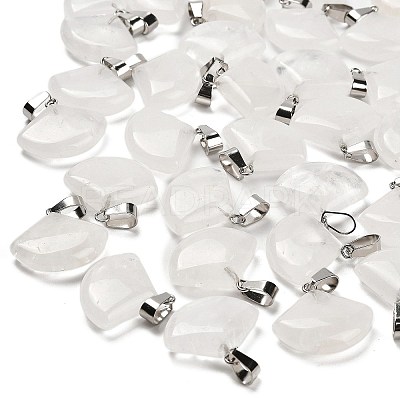 Natural Quartz Crystal Pendants G-Z067-05P-03-1
