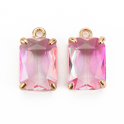 Transparent Glass Pendants GLAA-S193-008-B01-1