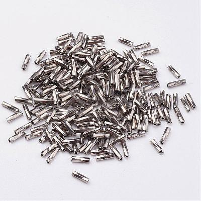 Glass Twisted Bugle Beads SEED-E002-9mm-TH-1