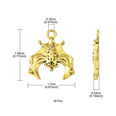 Tibetan Style Alloy Pendants TIBE-YW0001-02AG-1