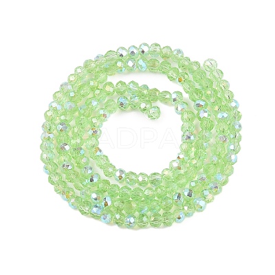 Electroplate Glass Beads Strands EGLA-A044-T2mm-L09-1